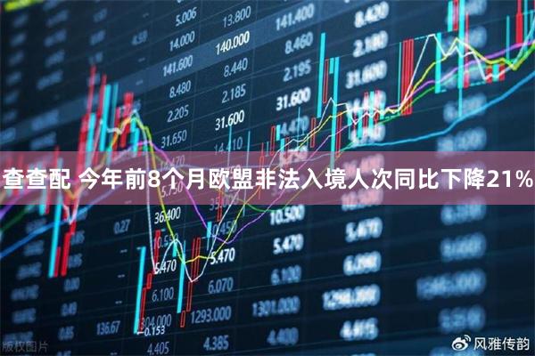 查查配 今年前8个月欧盟非法入境人次同比下降21%